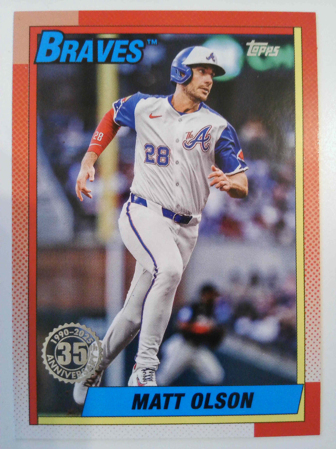 2025 Topps Baseball 1990 Topps Baseball Matt Olson #T90-13