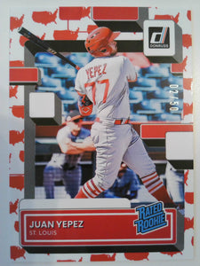 2022 Donruss Baseball America 02/50 Juan Yepez #69 Rookie