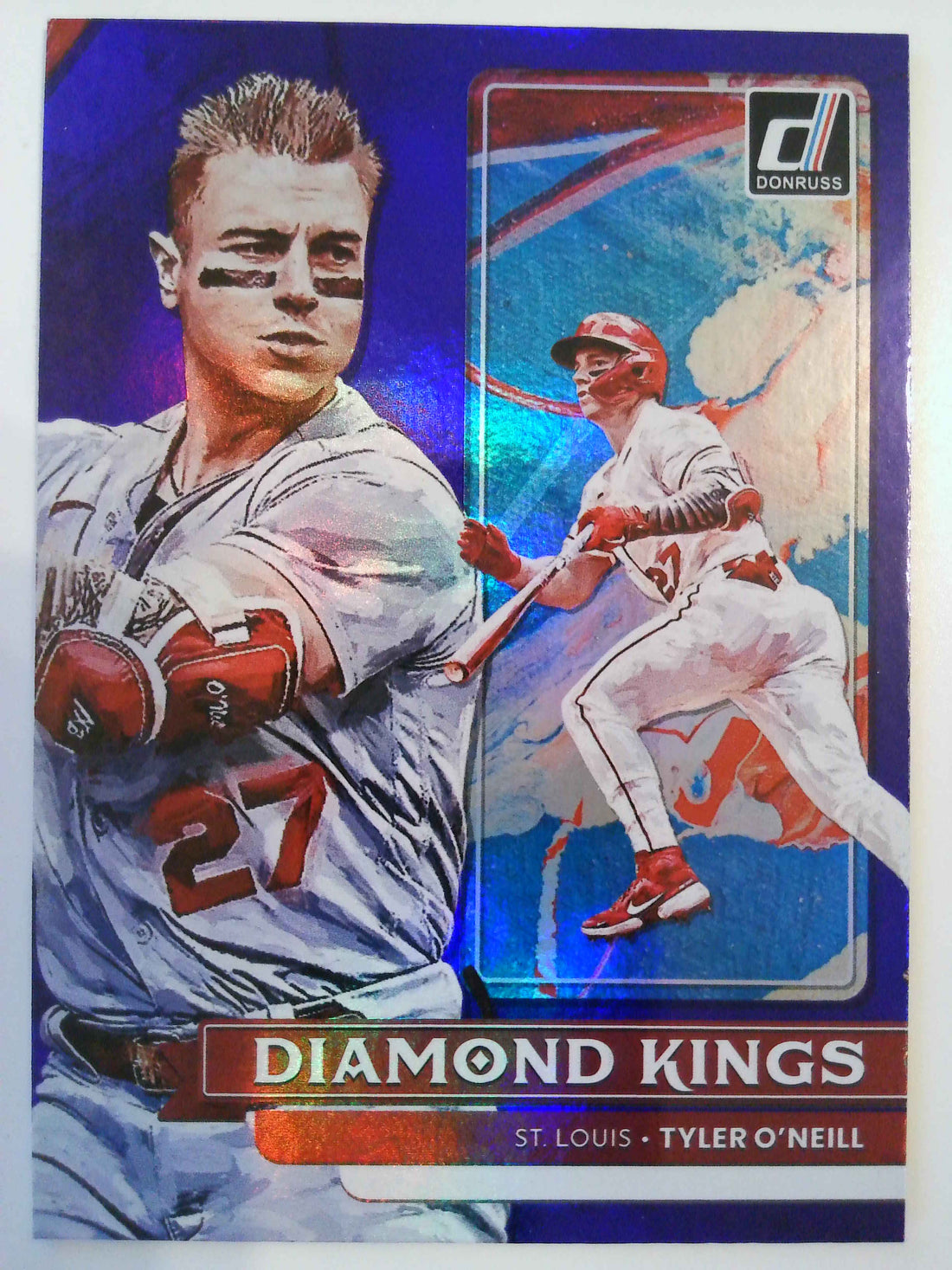 2022 Donruss Baseball Holo Purple Tyler O'Neill #22