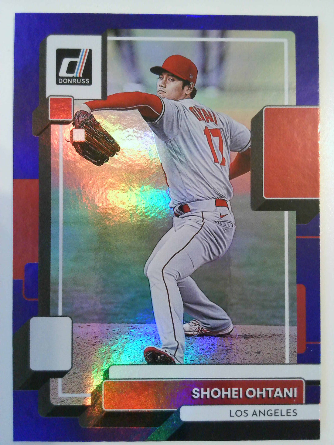 2022 Donruss Baseball Holo Purple Shohei Ohtani #147b
