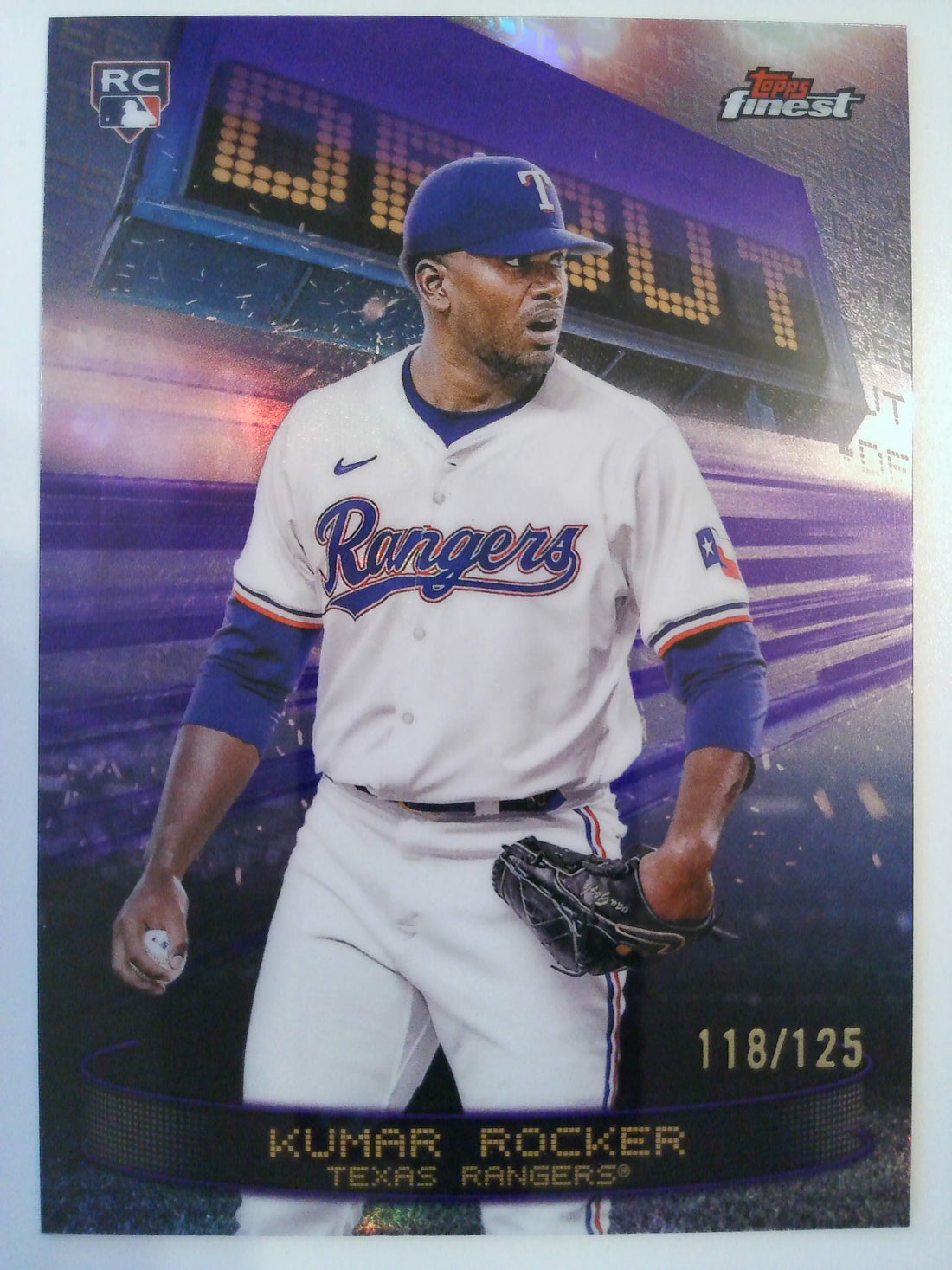 2025 Finest Baseball Debut Purple 118/125 Kumar Rocker #D-19