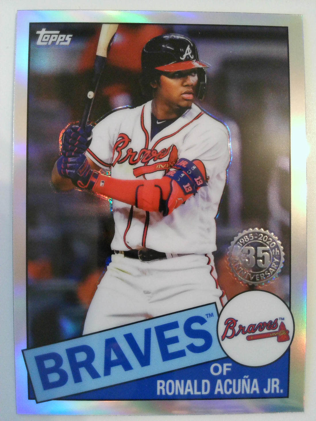 2020 Topps Chrome Baseball 1985 Topps Baseball Ronald Acuña Jr. #85TC-25