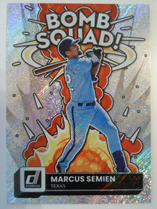 2022 Donruss Baseball Bomb Squad Rapture Marcus Semien #BS-4