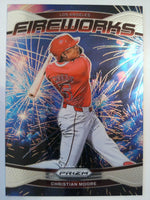 2025 Panini Prizm Baseball Fireworks Christian Moore #3