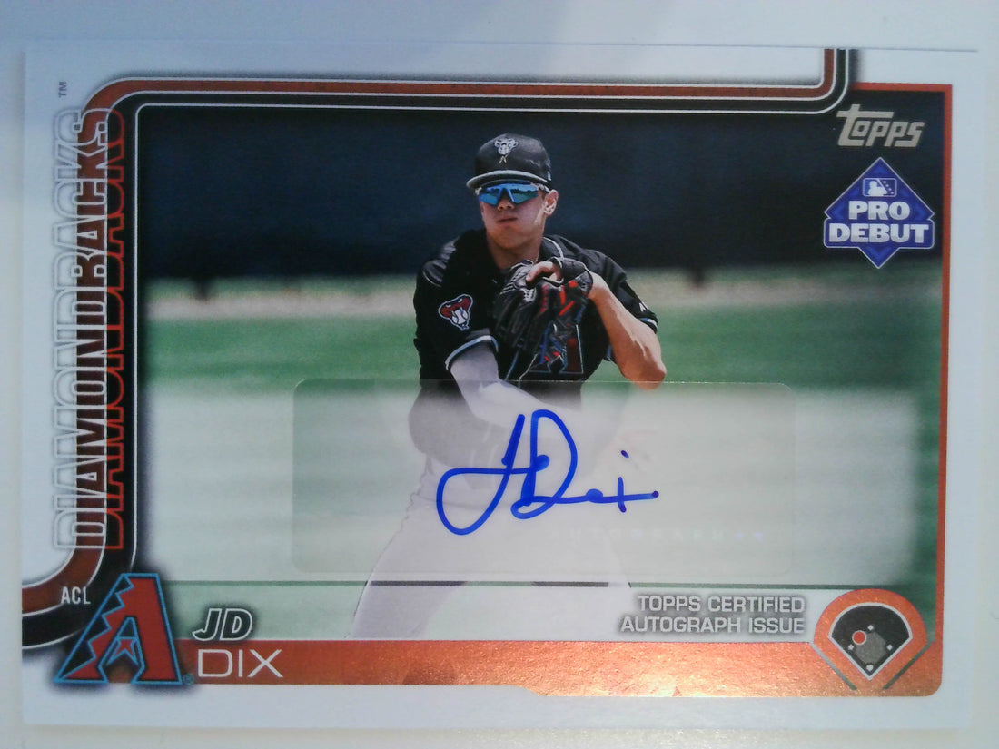 2025 Topps Pro Debut Baseball Base Autographs JD Dix #PD-6