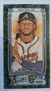 2025 Topps Allen & Ginter Baseball Mini Black Border Ronald Acuña Jr. #103