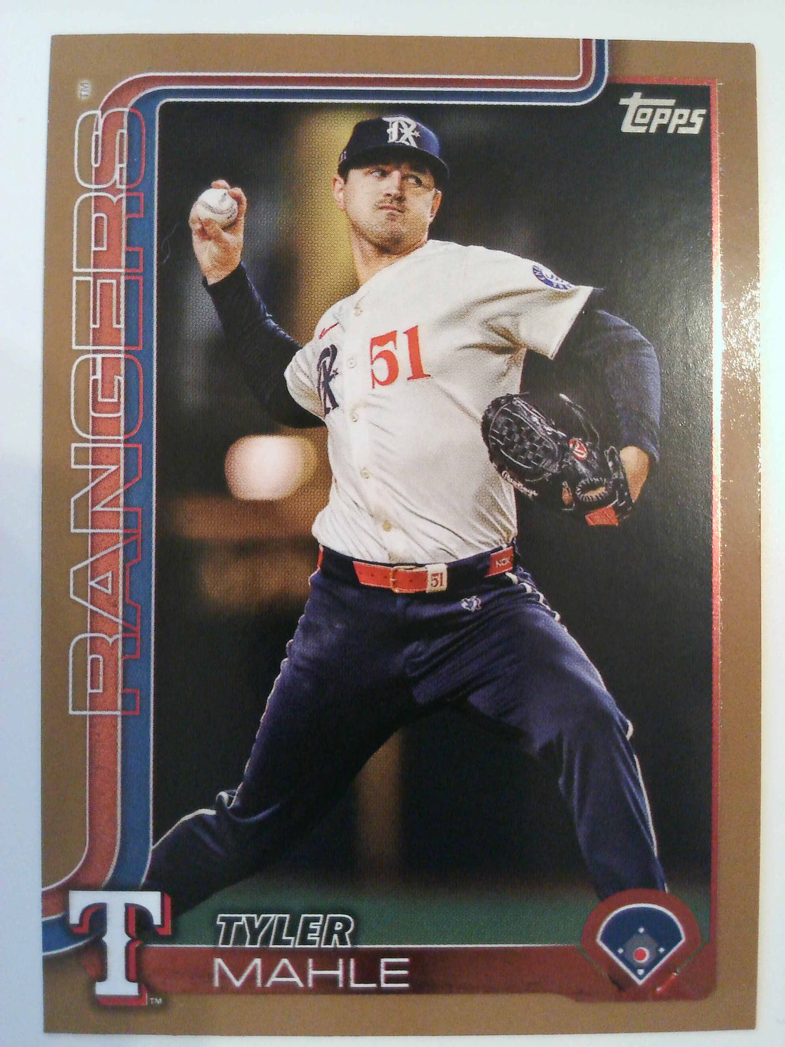 2025 Topps Update Baseball Gold 0697/2025 Tyler Mahle #US152