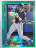 2025 Topps Pro Debut Baseball Green Foil 19/99 Colt Emerson #PD-33