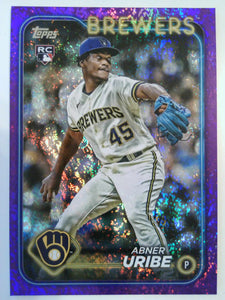 2024 Topps Baseball Purple Holofoil 254/799 Abner Uribe #310