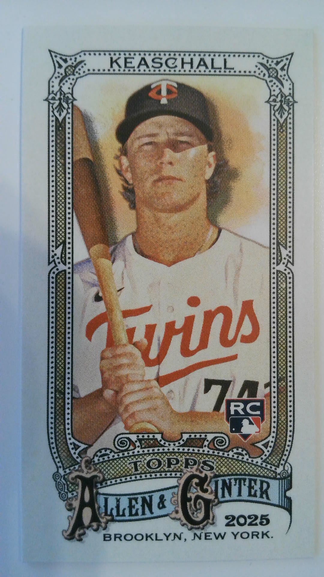 2025 Topps Allen & Ginter Baseball Mini A & G Back Luke Keaschall #223 Rookie
