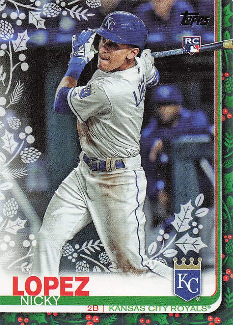 2019 Topps Holiday Baseball Nicky Lopez #HW138 Rookie