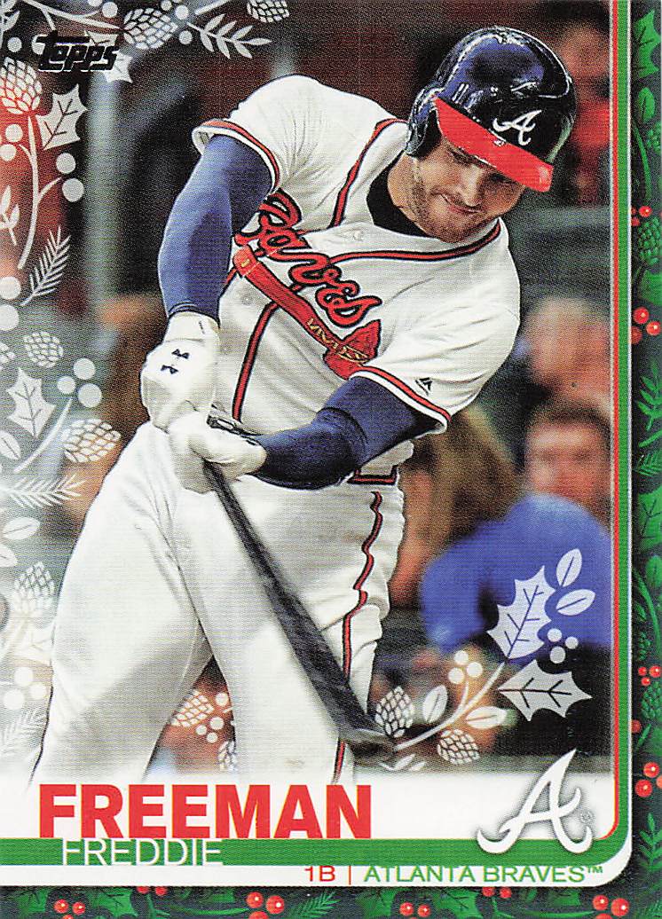 2019 Topps Holiday Baseball Freddie Freeman #HW176
