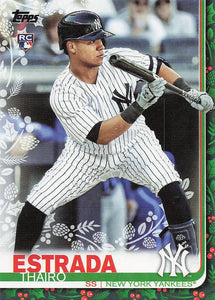 2019 Topps Holiday Baseball Thairo Estrada #HW114 Rookie