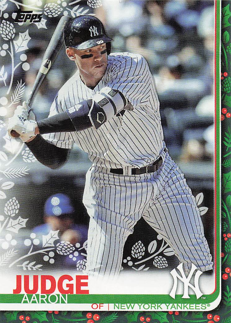 2019 Topps Holiday Baseball Metallic Aaron Judge #HW148