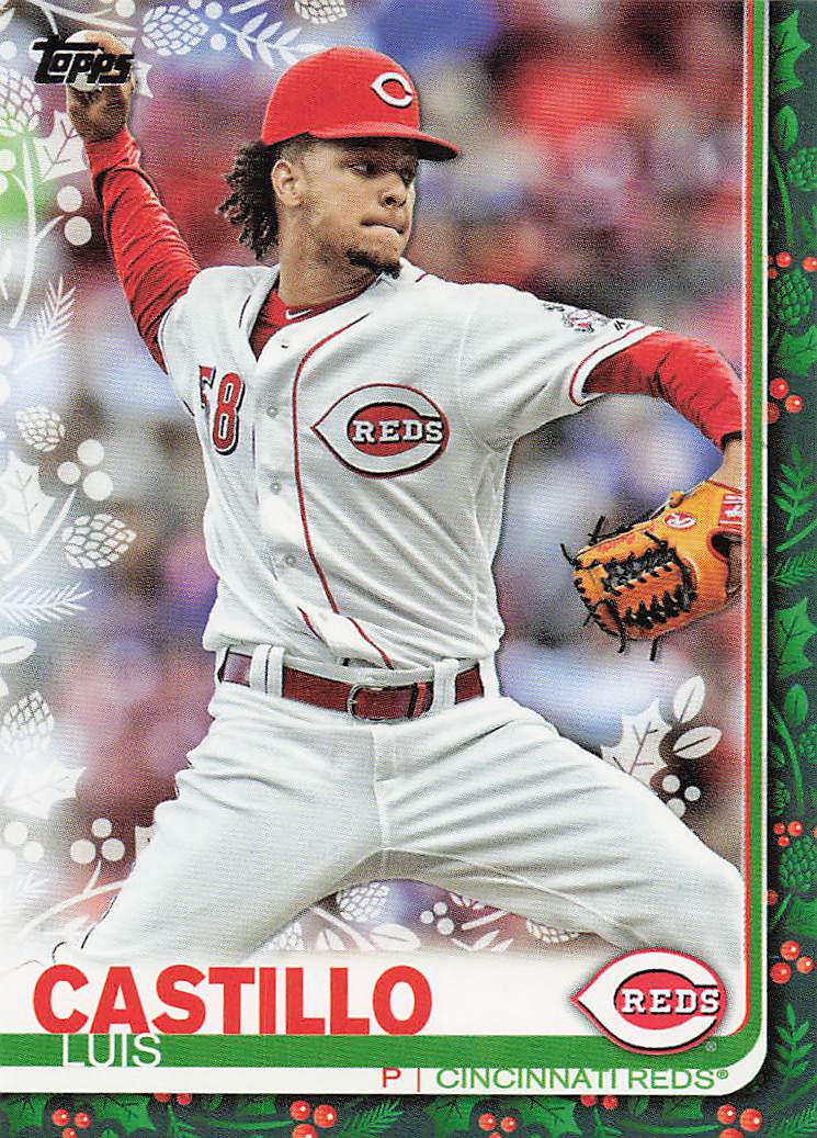 2019 Topps Holiday Baseball Luis Castillo #HW38