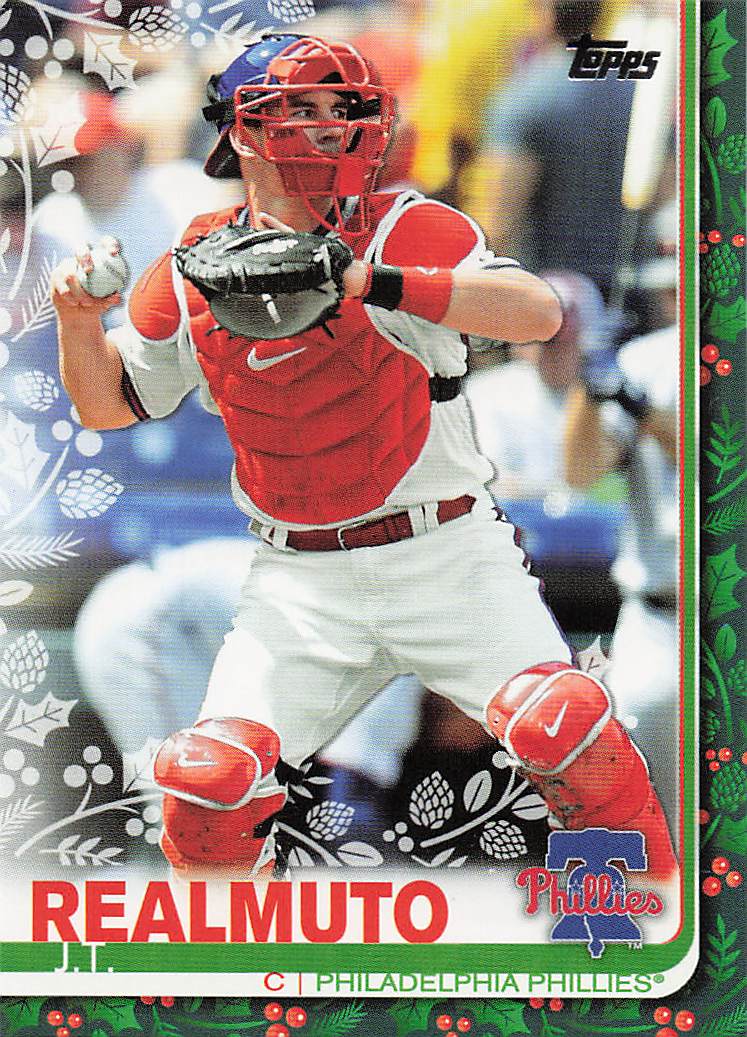 2019 Topps Holiday Baseball J.T. Realmuto #HW142
