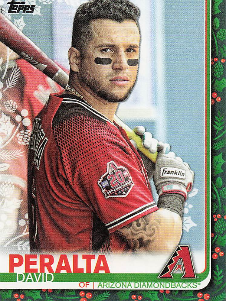 2019 Topps Holiday Baseball David Peralta #HW149