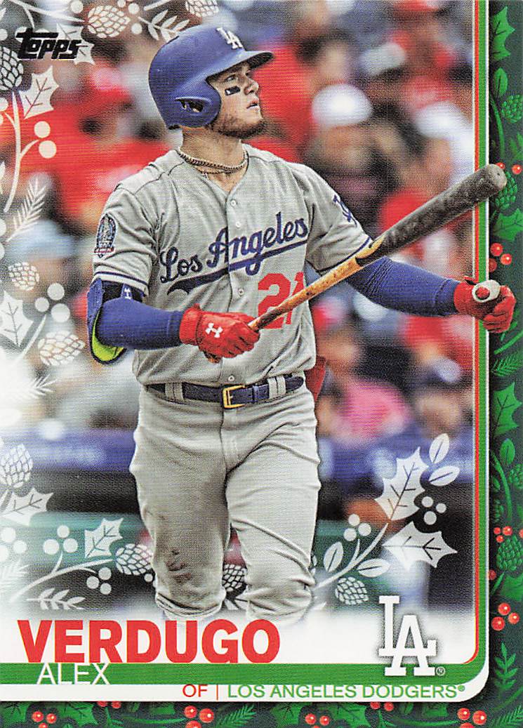 2019 Topps Holiday Baseball Alex Verdugo #HW9
