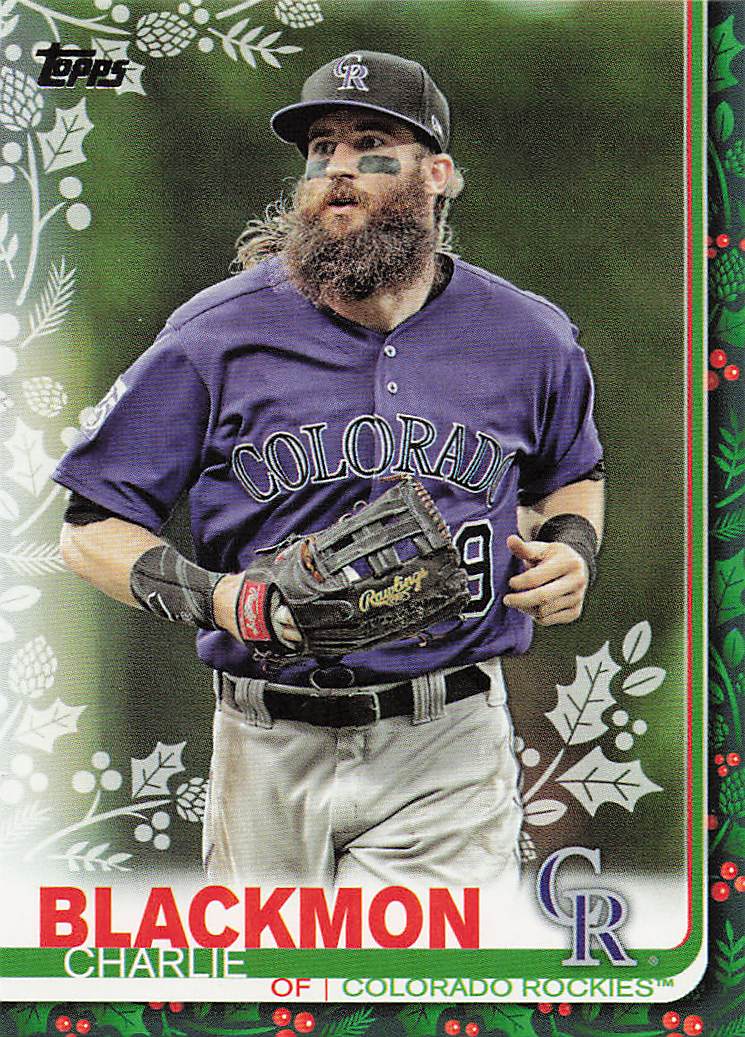 2019 Topps Holiday Baseball Charlie Blackmon #HW196