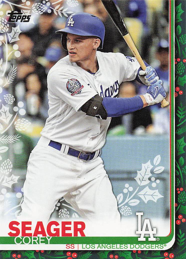 2019 Topps Holiday Baseball Corey Seager #HW174