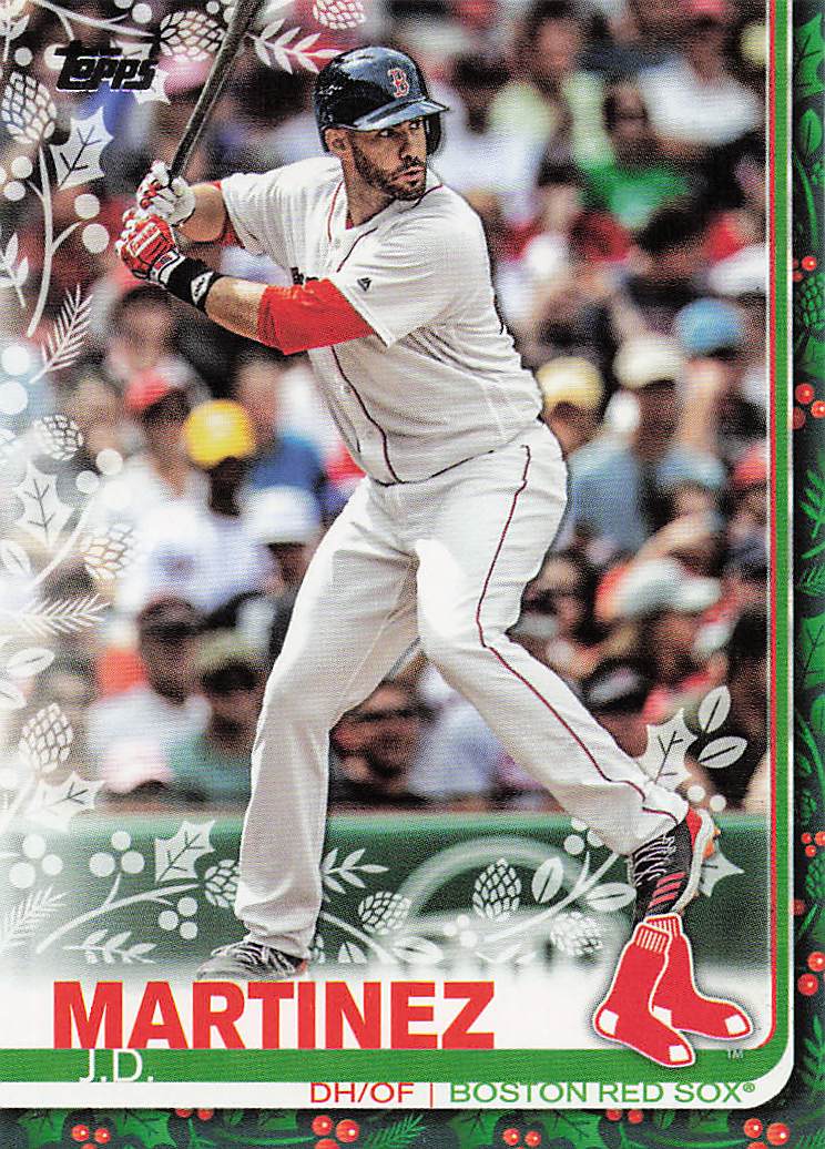 2019 Topps Holiday Baseball J.D. Martinez #HW127