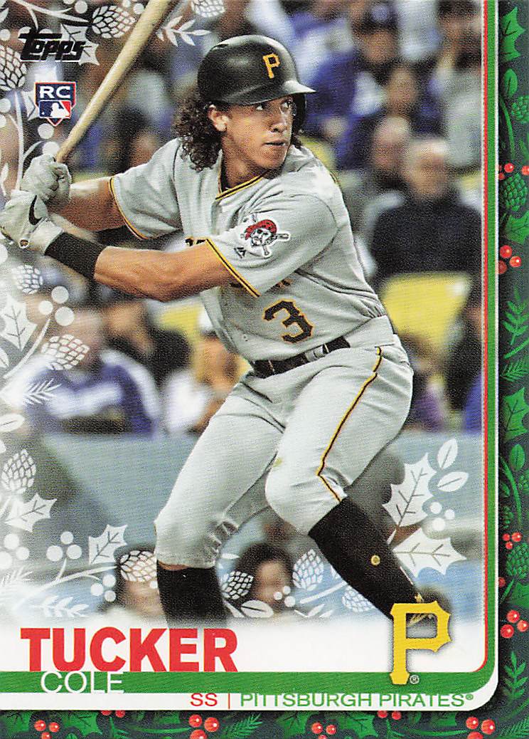 2019 Topps Holiday Baseball Cole Tucker #HW168 Rookie