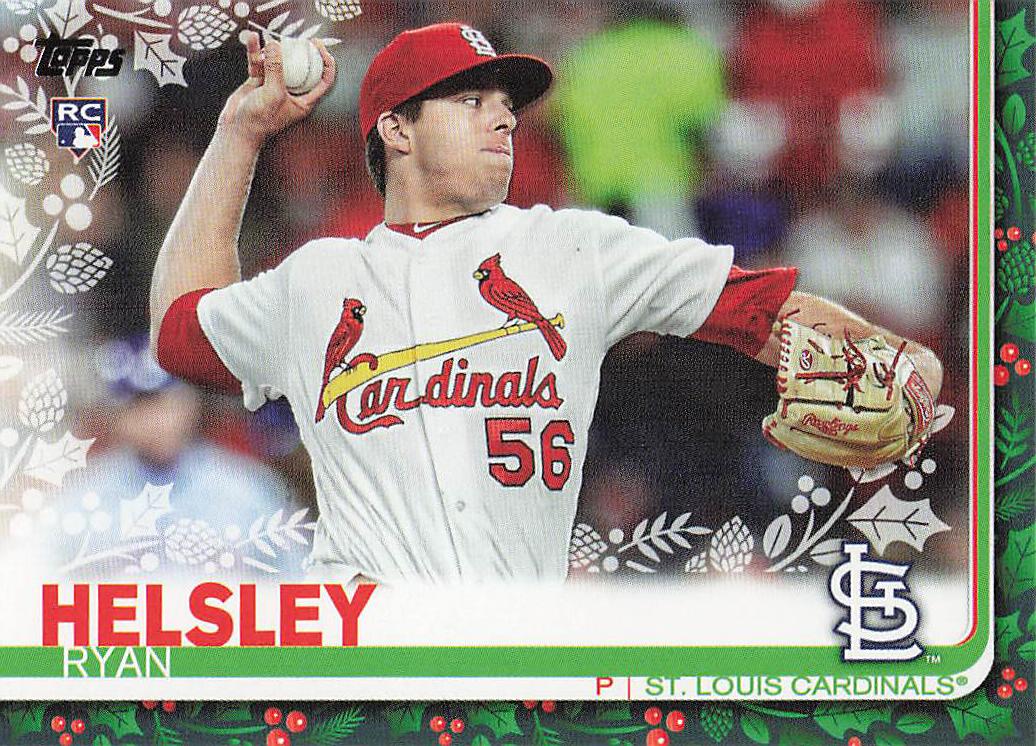 2019 Topps Holiday Baseball Ryan Helsley #HW115 Rookie