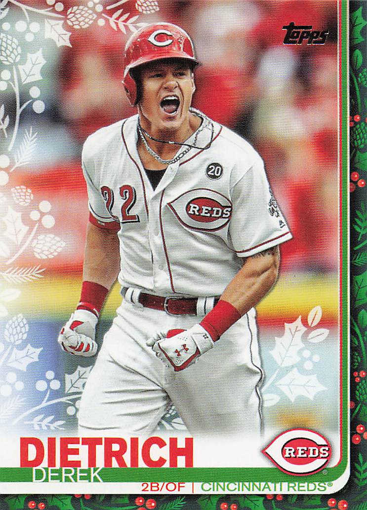 2019 Topps Holiday Baseball Derek Dietrich #HW44