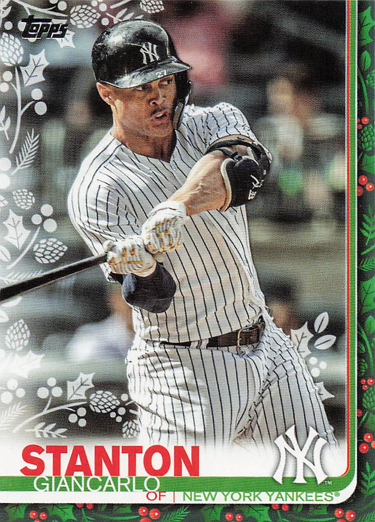 2019 Topps Holiday Baseball Giancarlo Stanton #HW27