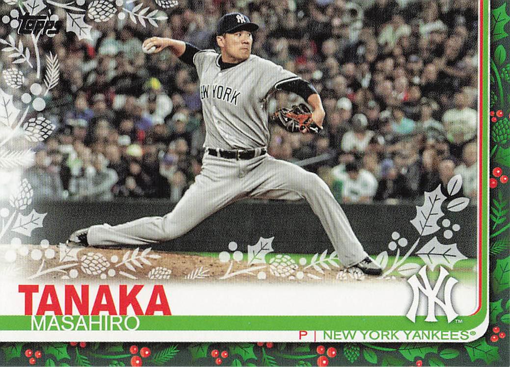 2019 Topps Holiday Baseball Masahiro Tanaka #HW199