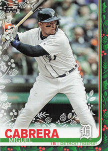 2019 Topps Holiday Baseball Miguel Cabrera #HW107