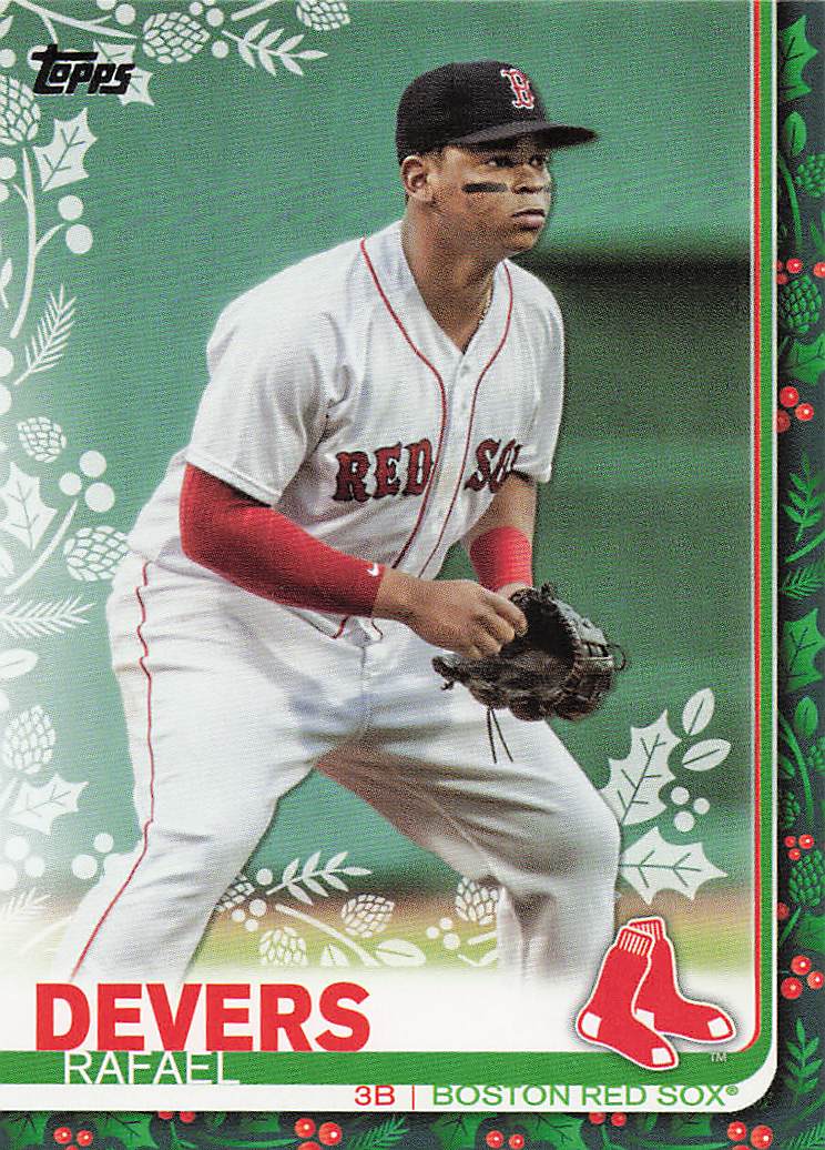 2019 Topps Holiday Baseball Rafael Devers #HW36