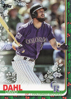 2019 Topps Holiday Baseball David Dahl #HW188