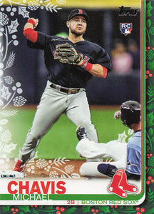 2019 Topps Holiday Baseball Michael Chavis #HW23 Rookie