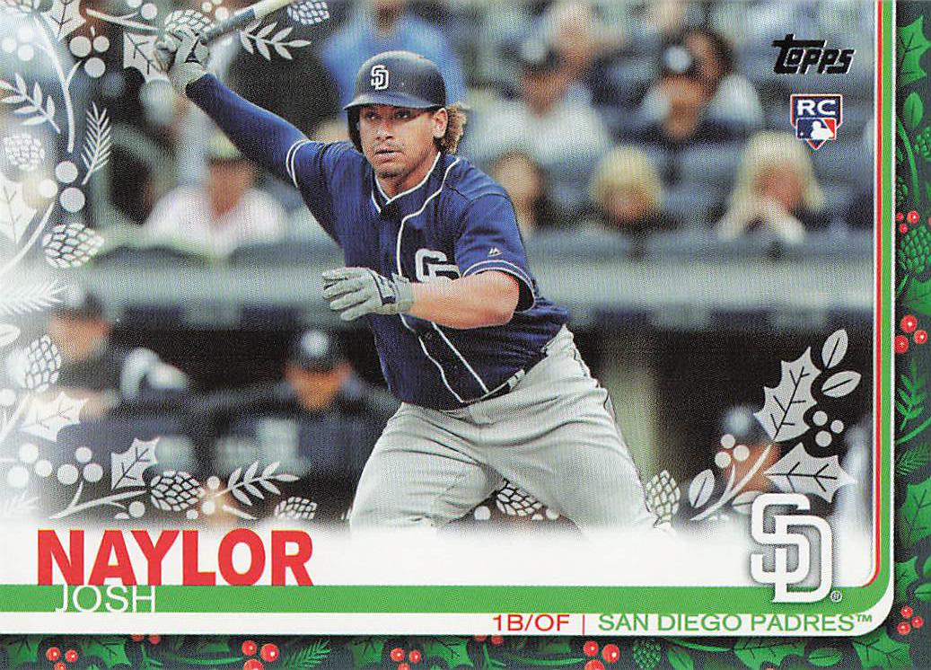 2019 Topps Holiday Baseball Josh Naylor #HW140 Rookie