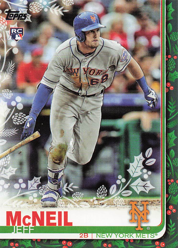 2019 Topps Holiday Baseball Jeff McNeil #HW86 Rookie