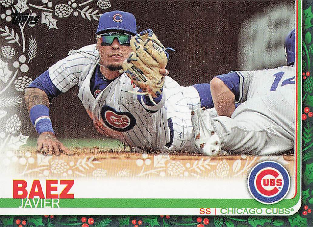 2019 Topps Holiday Baseball Javier Baez #HW109