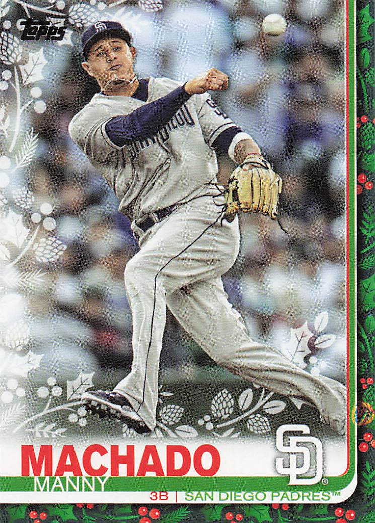 2019 Topps Holiday Baseball Manny Machado #HW95c