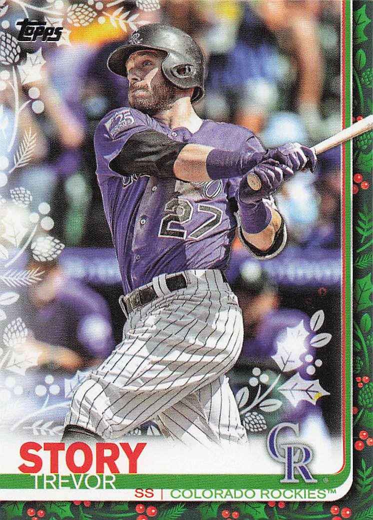 2019 Topps Holiday Baseball Trevor Story #HW56