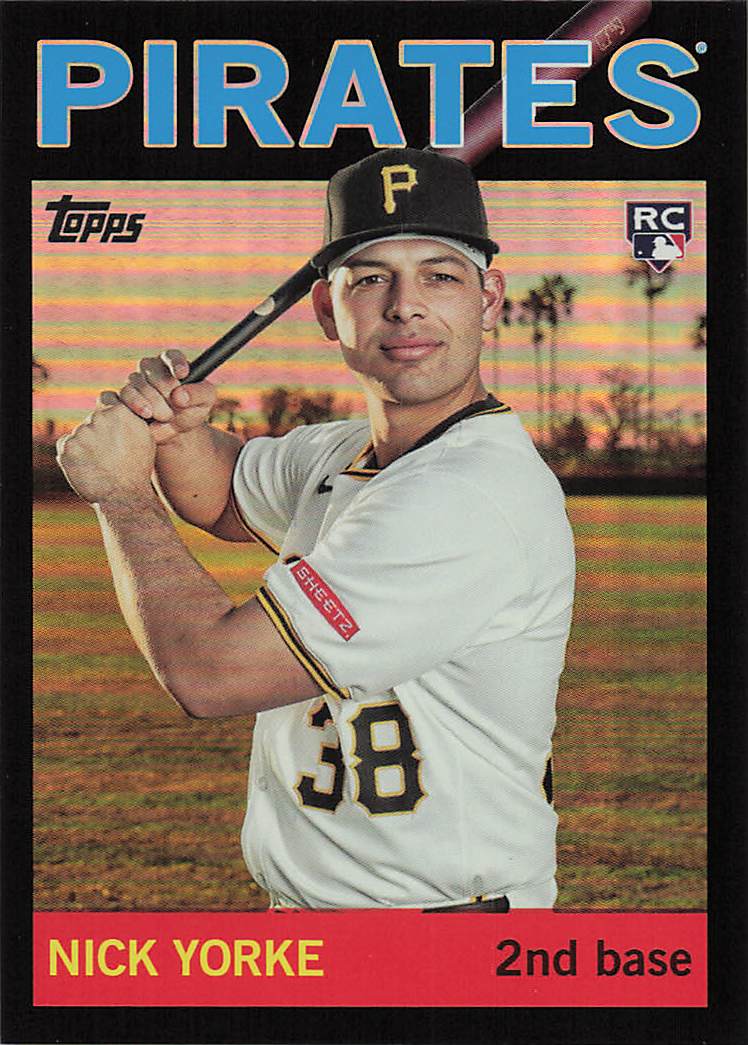 2025 Topps Archives Baseball Black Foilboard Nick Yorke #68 Rookie