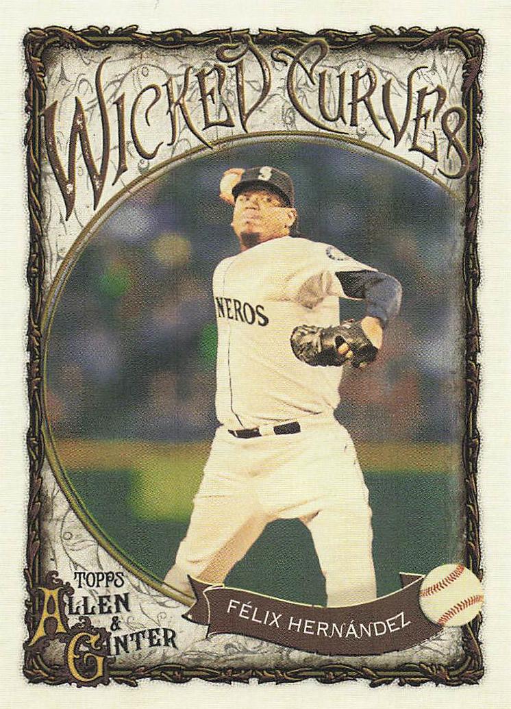 2025 Topps Allen & Ginter Baseball Wicked Curves Félix Hernández #WC-19