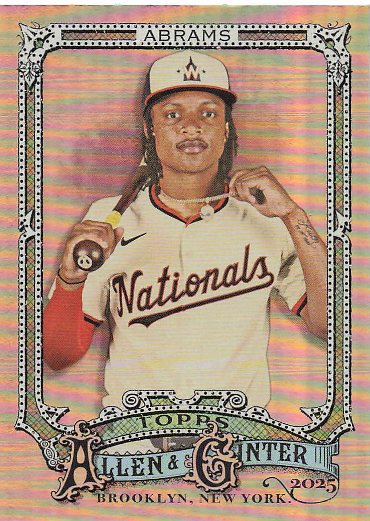 2025 Topps Allen & Ginter Baseball Silver Portrait CJ Abrams #90