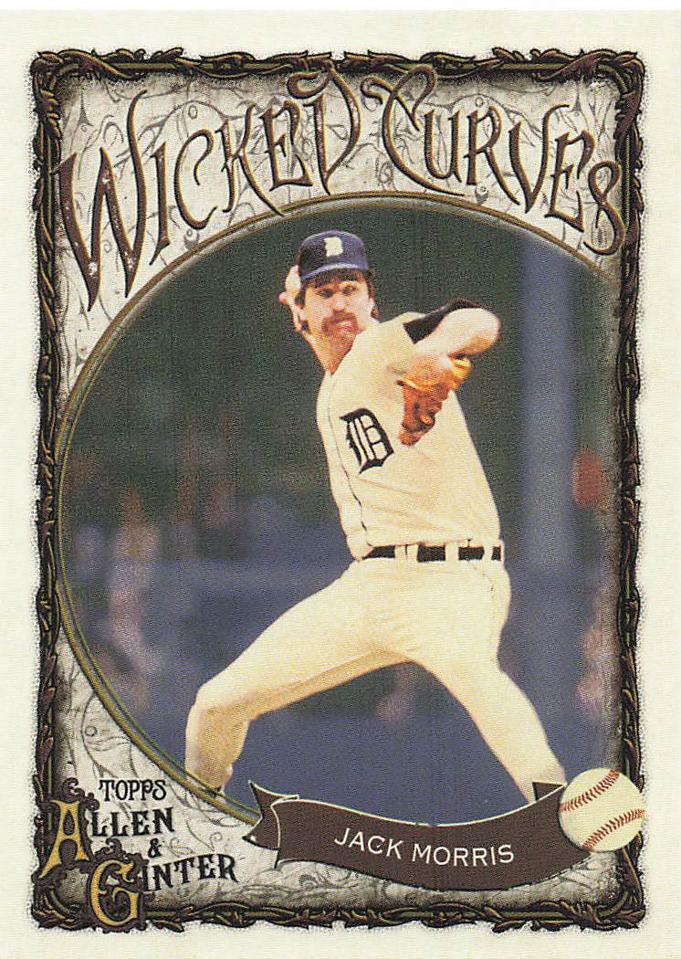 2025 Topps Allen & Ginter Baseball Wicked Curves Jack Morris #WC-28
