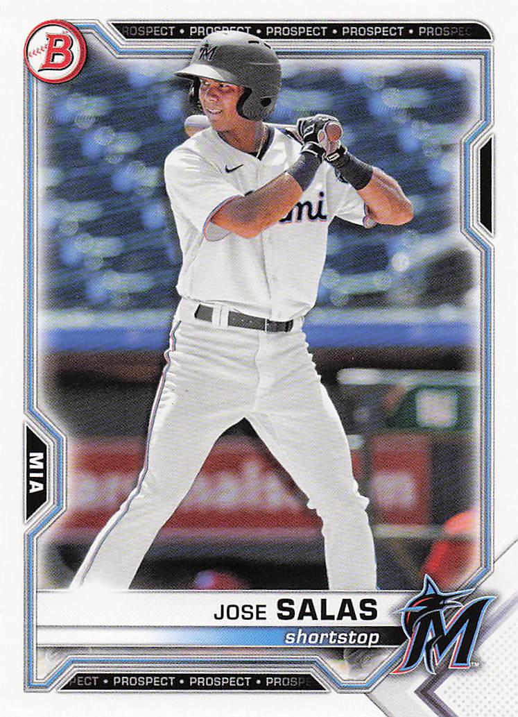 2021 Bowman Draft Baseball Jose Salas #BD-169