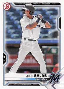 2021 Bowman Draft Baseball Jose Salas #BD-169