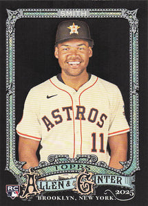 2025 Topps Allen & Ginter X Baseball Cam Smith #189 Rookie