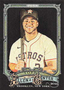 2025 Topps Allen & Ginter X Baseball Jeremy Peña #50