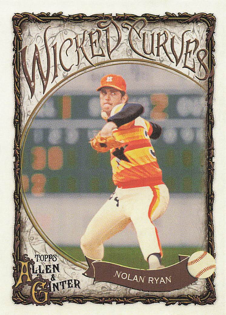 2025 Topps Allen & Ginter X Baseball Wicked Curves Nolan Ryan #WC-3