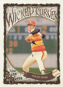 2025 Topps Allen & Ginter X Baseball Wicked Curves Nolan Ryan #WC-3