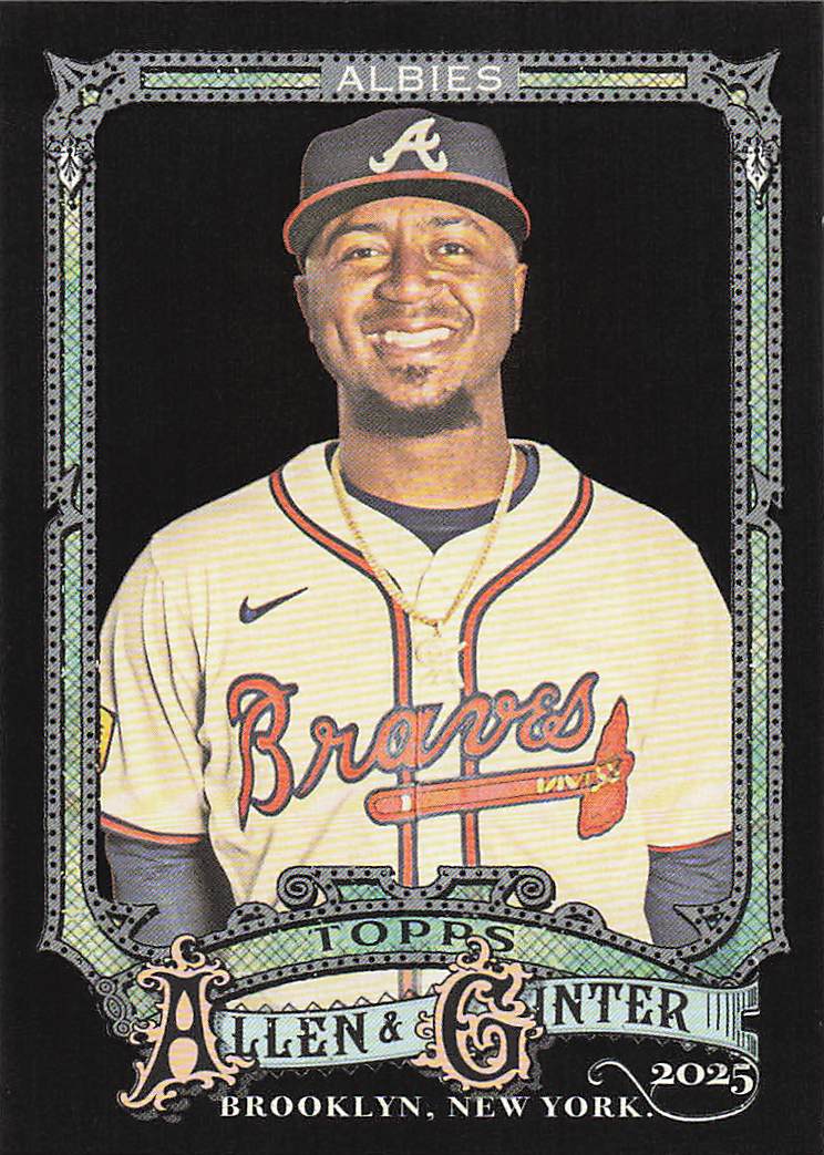 2025 Topps Allen & Ginter X Baseball Ozzie Albies #56